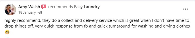 Easy Laundry Facebook Review 18.01.23