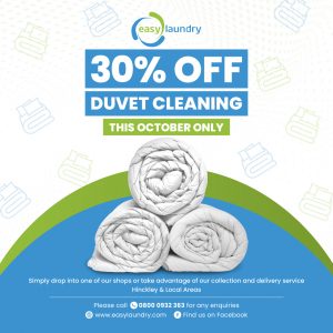 Last Chance for 30% off Duvet Cleaning!